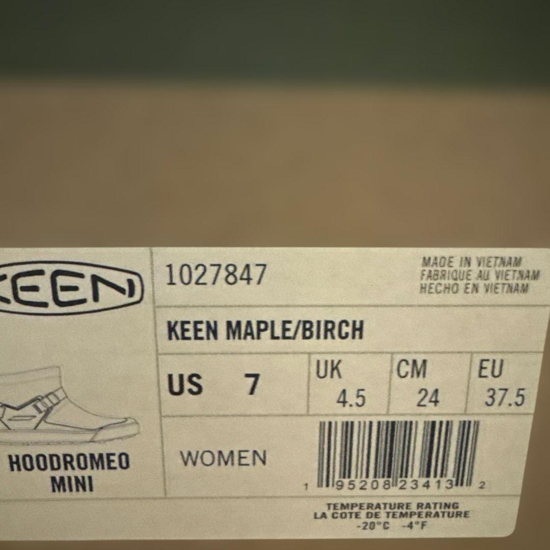 【新品】KEEN ウィメンズ フッドロメオ ミニ ブーツ サイズ24cm