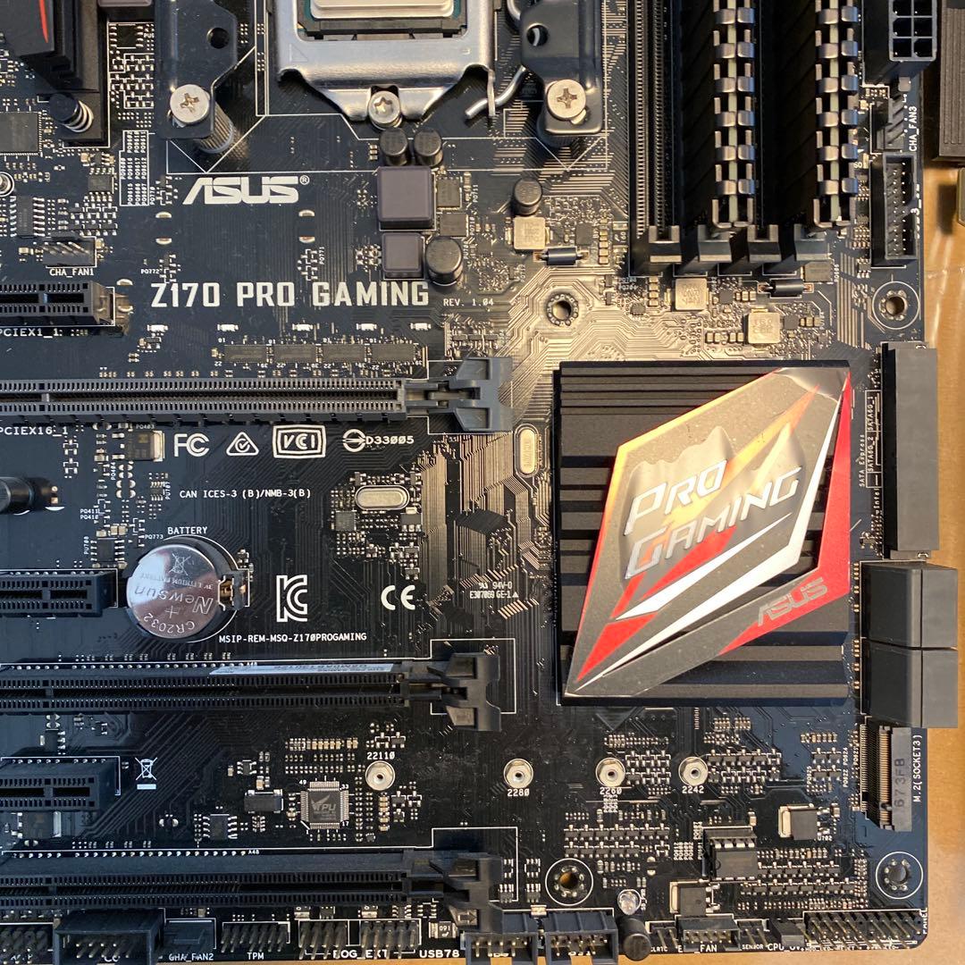 グラフィックボード・グラボ・ビデオカード Z170PROGAMING i7-6700K 16GB RAM GTX-1080