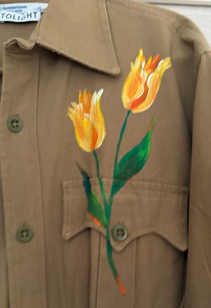 TOLIGHT ハンドペインティング コート