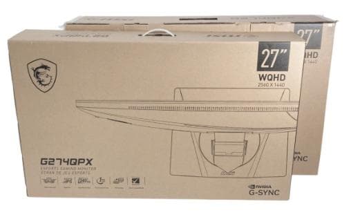 MSI ゲーミングモニター G274QPX 27インチ WQHD 240Hz