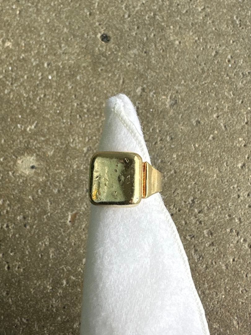 か*様 BOTTEGA VENETA ボッテガ　ゴールドスクエアリング