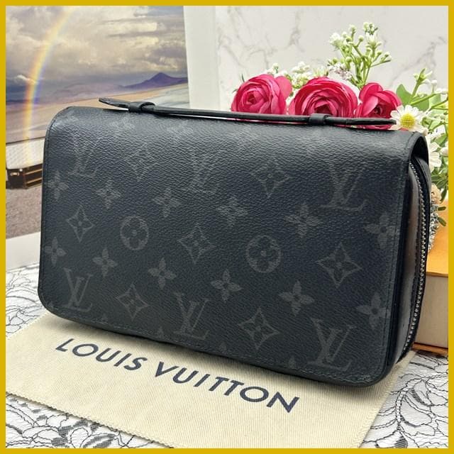 ★美品★　ルイヴィトン　モノグラム　エクリプス　ジッピーXL　長財布