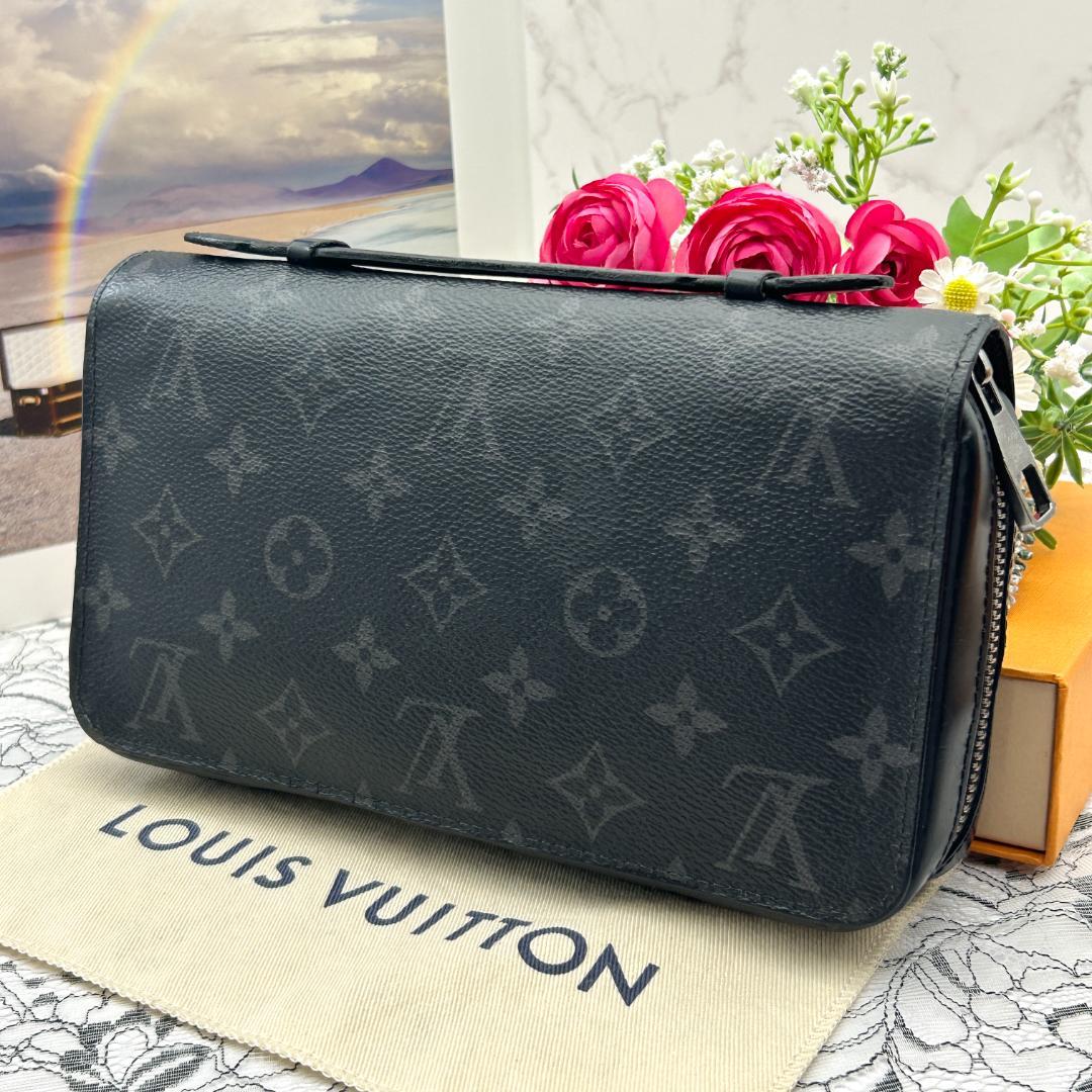 ★美品★　ルイヴィトン　モノグラム　エクリプス　ジッピーXL　長財布