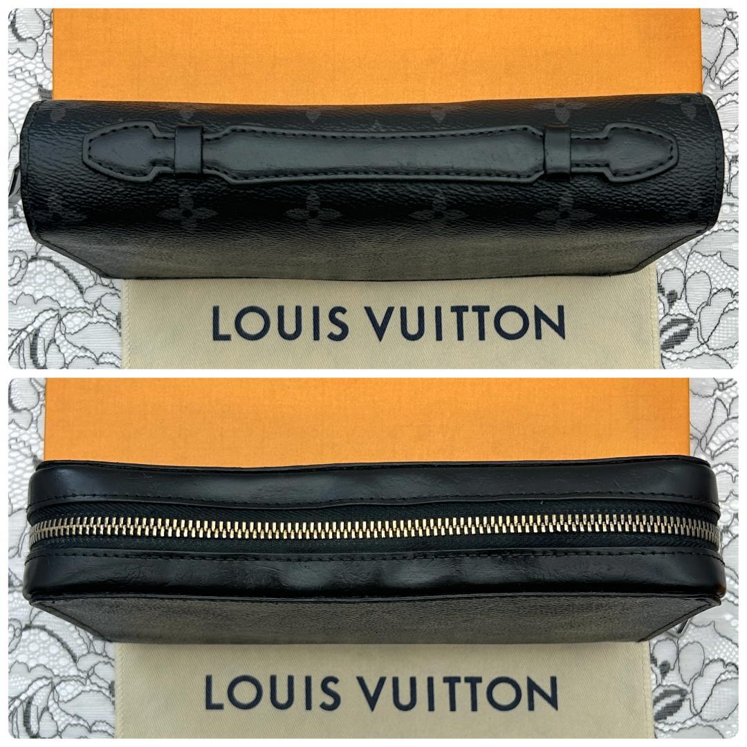 ★美品★　ルイヴィトン　モノグラム　エクリプス　ジッピーXL　長財布