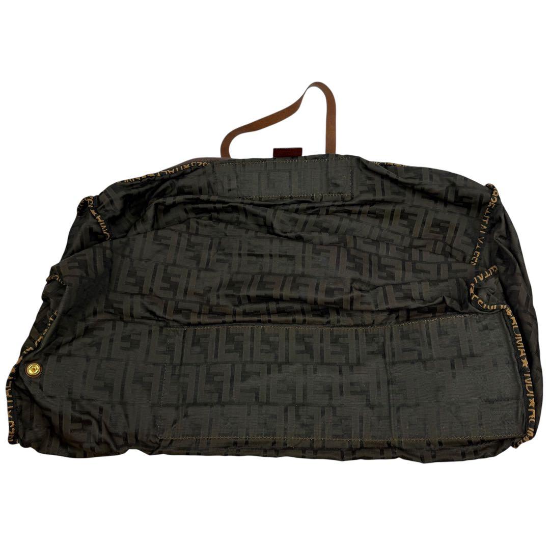 【大容量】FENDI フェンディ ズッカ ボストン トートバッグ 折り畳み可能