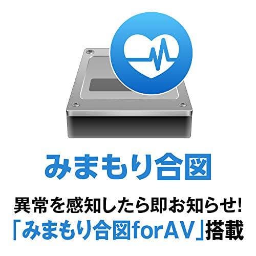 BUFFALO 24時間連続録画対応 使用量メーター付き 3.5インチ 外付けm