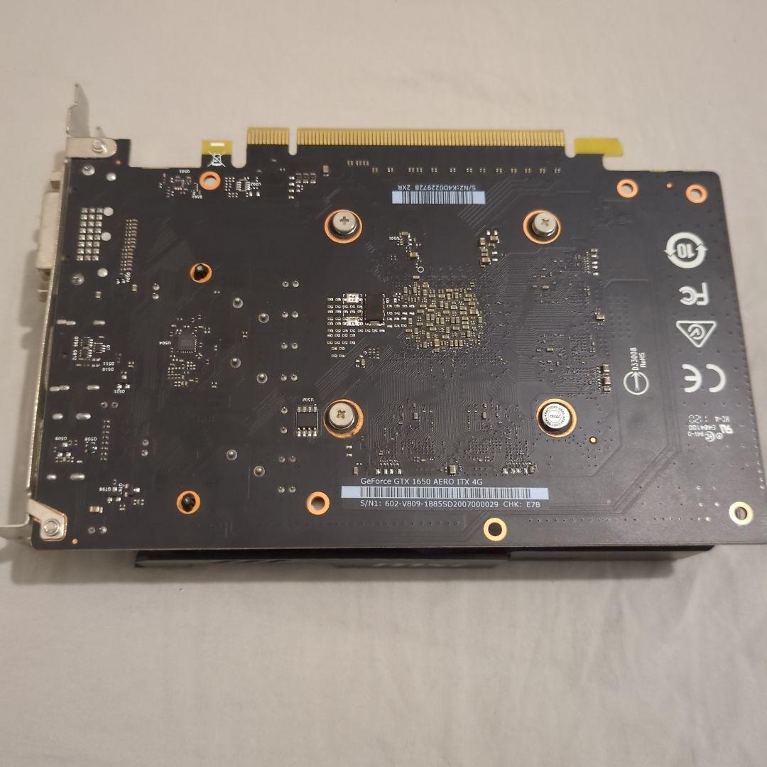 グラフィックボード・グラボ・ビデオカード MSI GeForce GTX1650 AERO ITX 4G