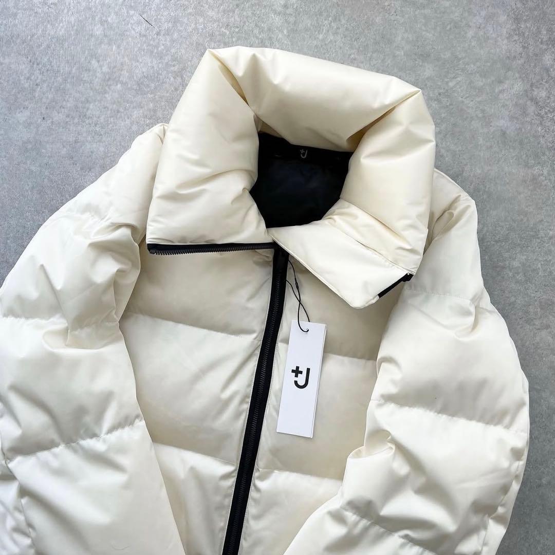 UNIQLO +J ダウンボリュームジャケット OFF WHITE XS 白