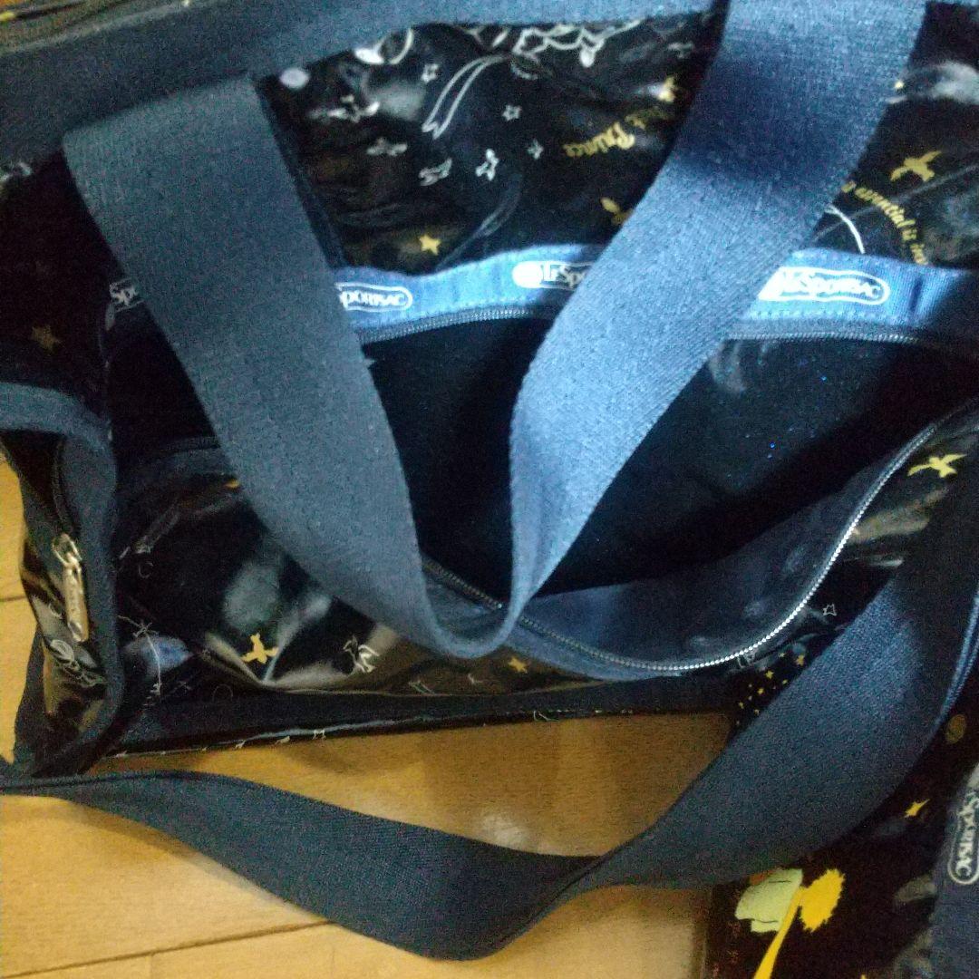 Lesportsac 星の王子さま。ボストンバック ショルダーバックポーチ付き