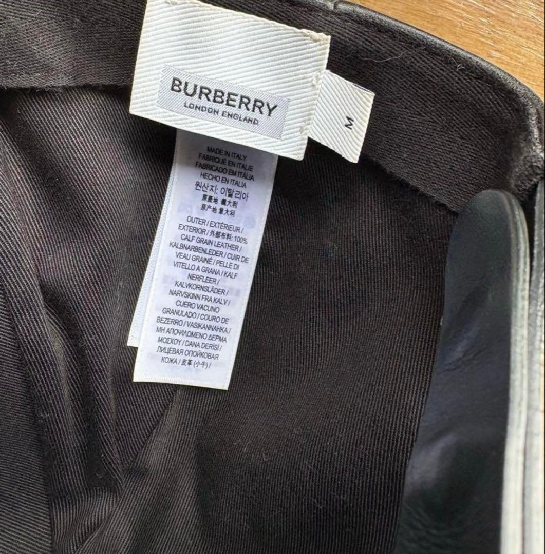 Burberry レディースレザー キャップ