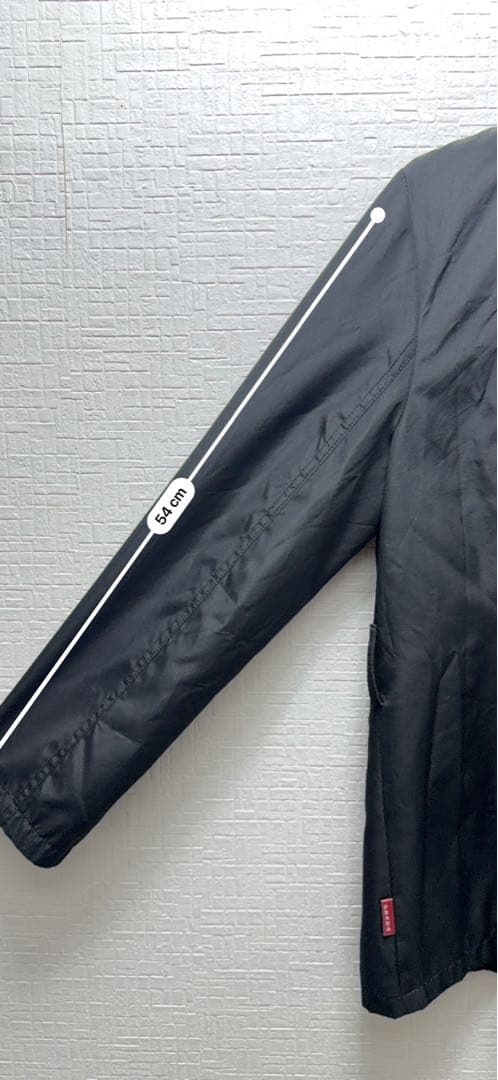 PRADA プラダ ナイロン フード付き ジャケット レディース L ブラック