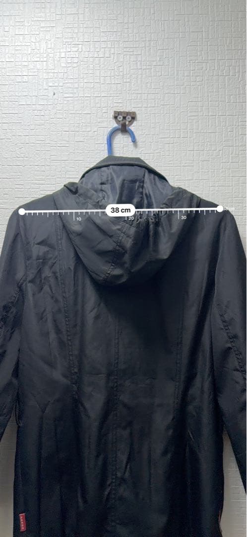 PRADA プラダ ナイロン フード付き ジャケット レディース L ブラック