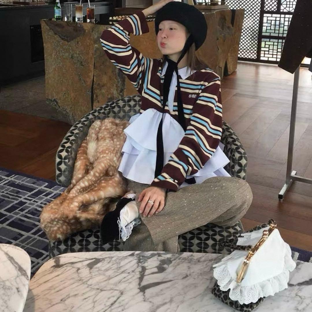 Bibiy. LOLA PEPURAMU POLO BROWN ビビィ