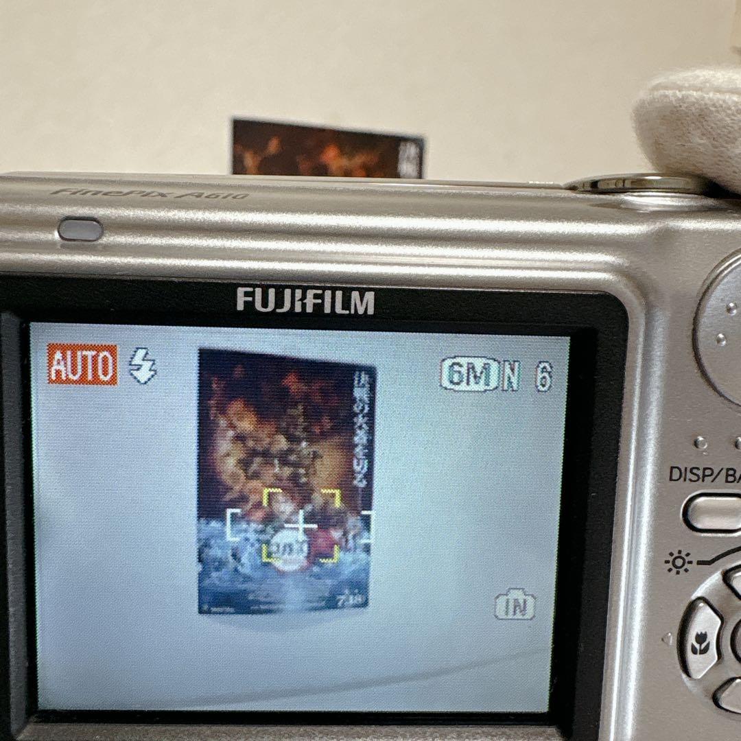 FUJIFILM FinePix A610 デジタルカメラ 単三電池使用