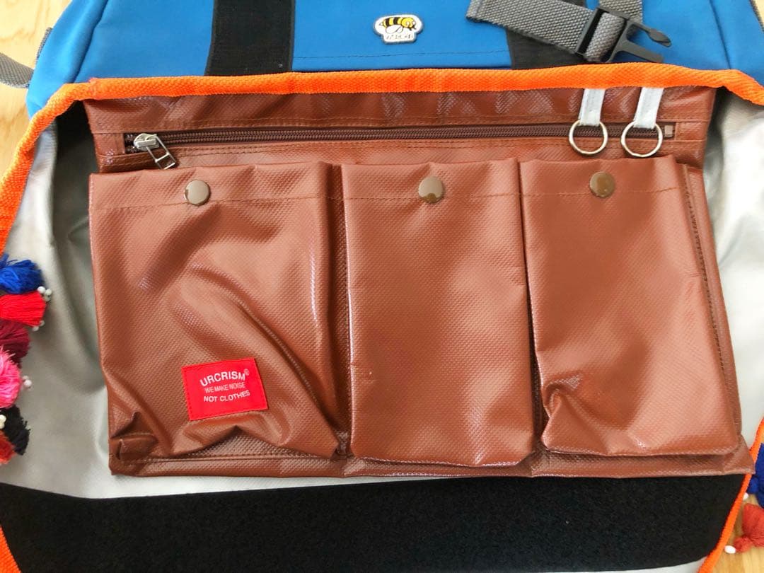 UNDERCOVER 民族柄転写プリント　メッセンジャーバッグ　アンダーカバー