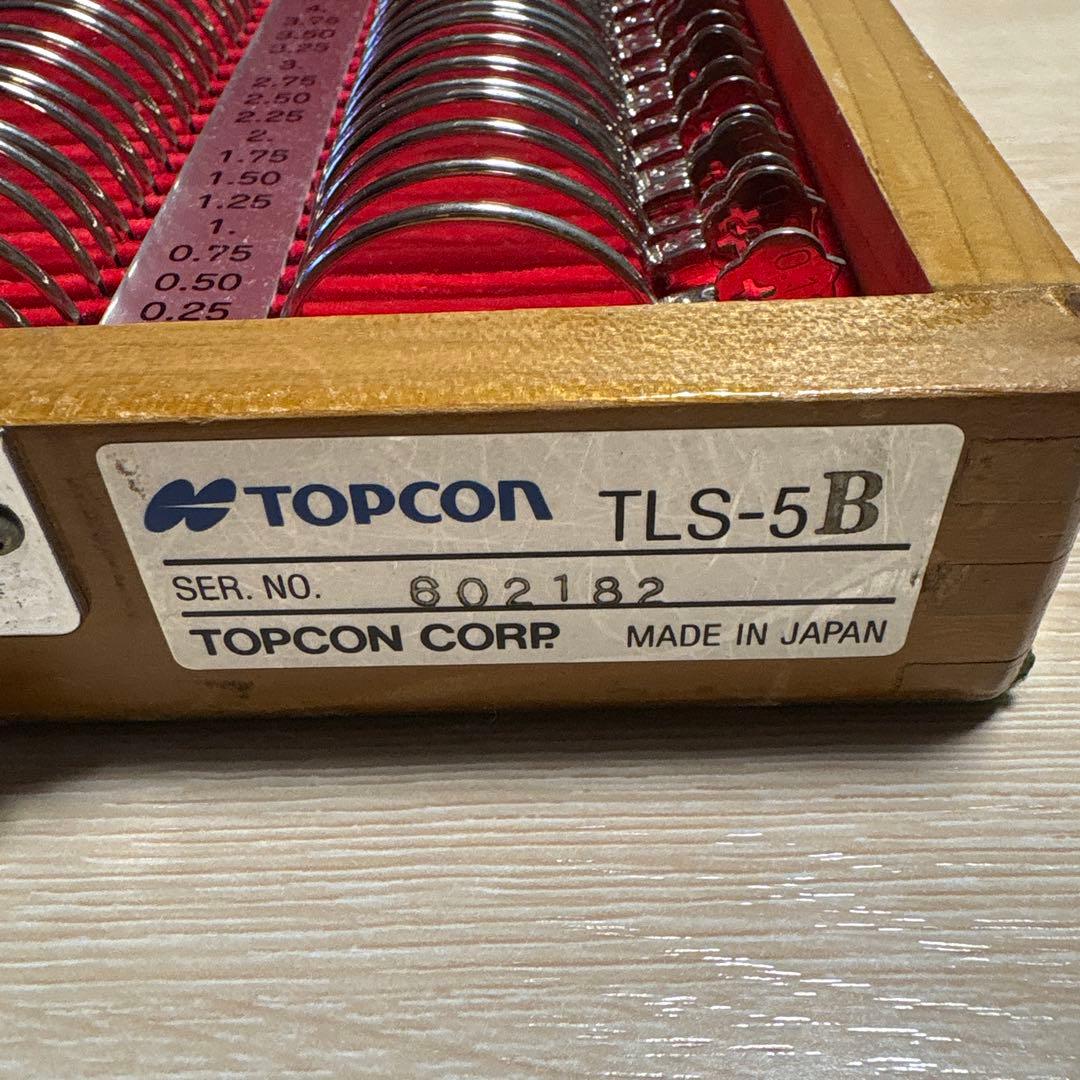 検眼レンズ ・テストレンズセット・視力検査 ・測定　TOPCON TLS-5B