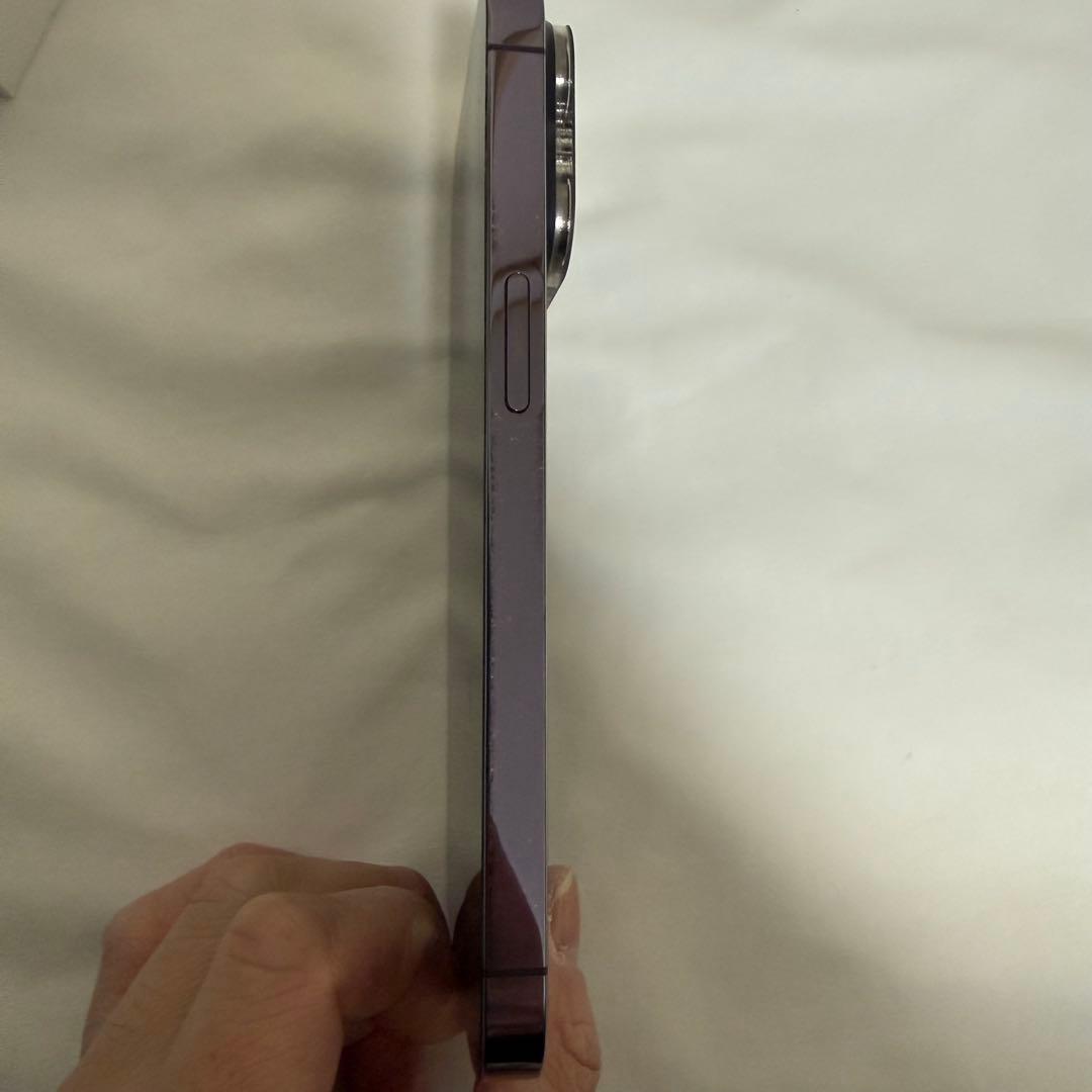 【初期化済】iPhone 14 Pro ディープパープル 128GB 画面割れ