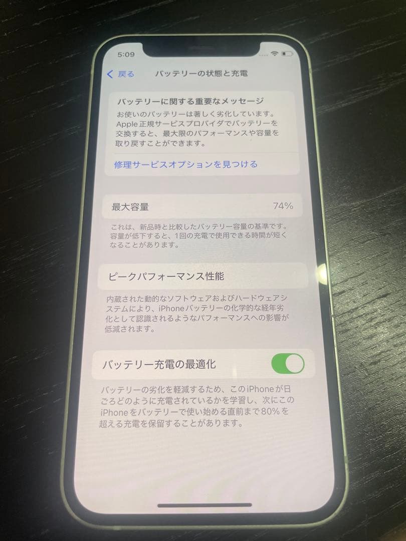 Apple iPhone 12mini グリーン 充電ケーブル付き