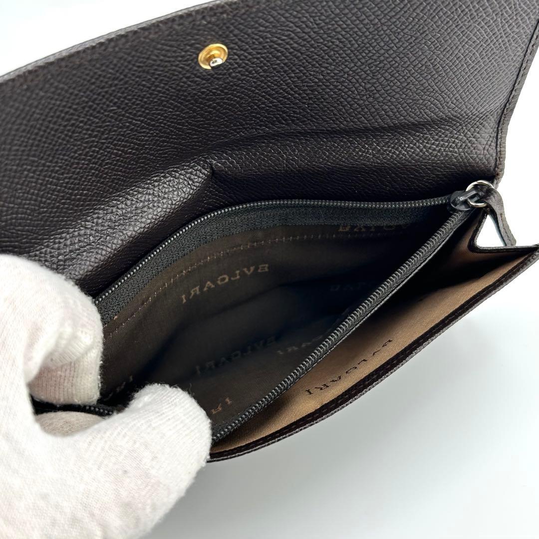 ✨極上美品・付属品完備✨　BVLGARI 長財布　クラシコ　本革　レザー
