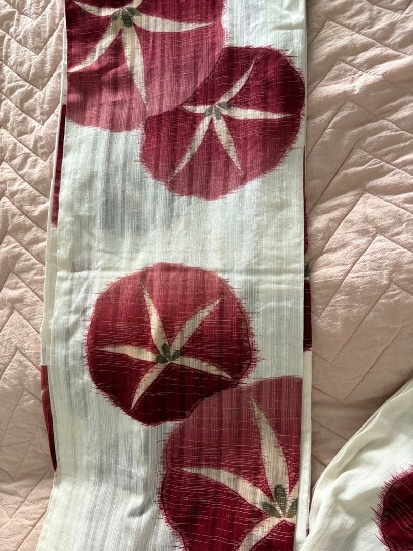 デパート購入⭐︎夢工房☆ 朝顔柄　浴衣