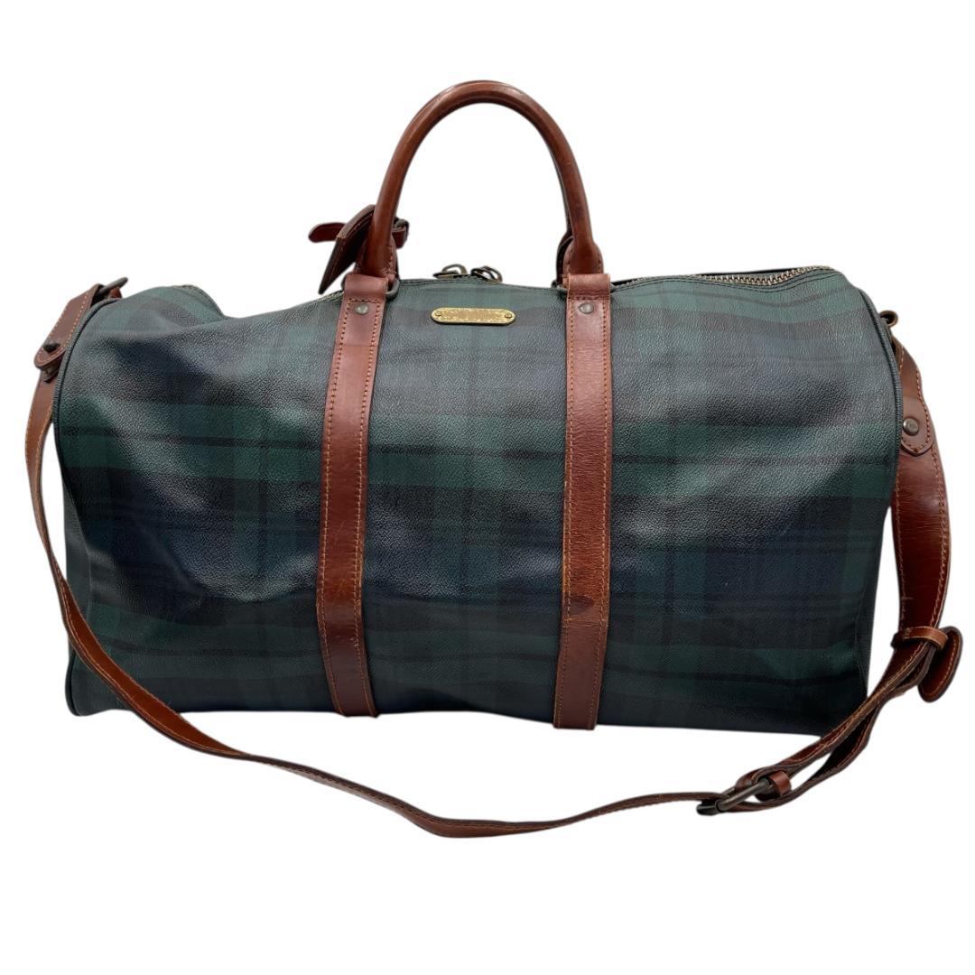 Polo Ralph Lauren ブラックウォッチ 2way ボストンバッグ