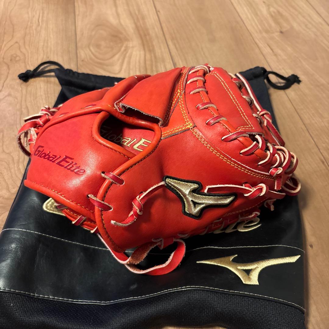 週末限定価格‼️早い者勝ち❗️硬式用キャッチャーミット袋付き