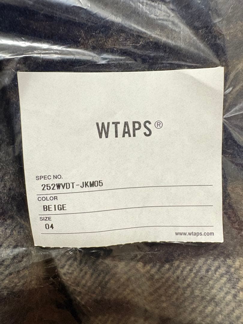 トップス WTAPS WCPO JACKET WOPL MELTON TEXTILE
