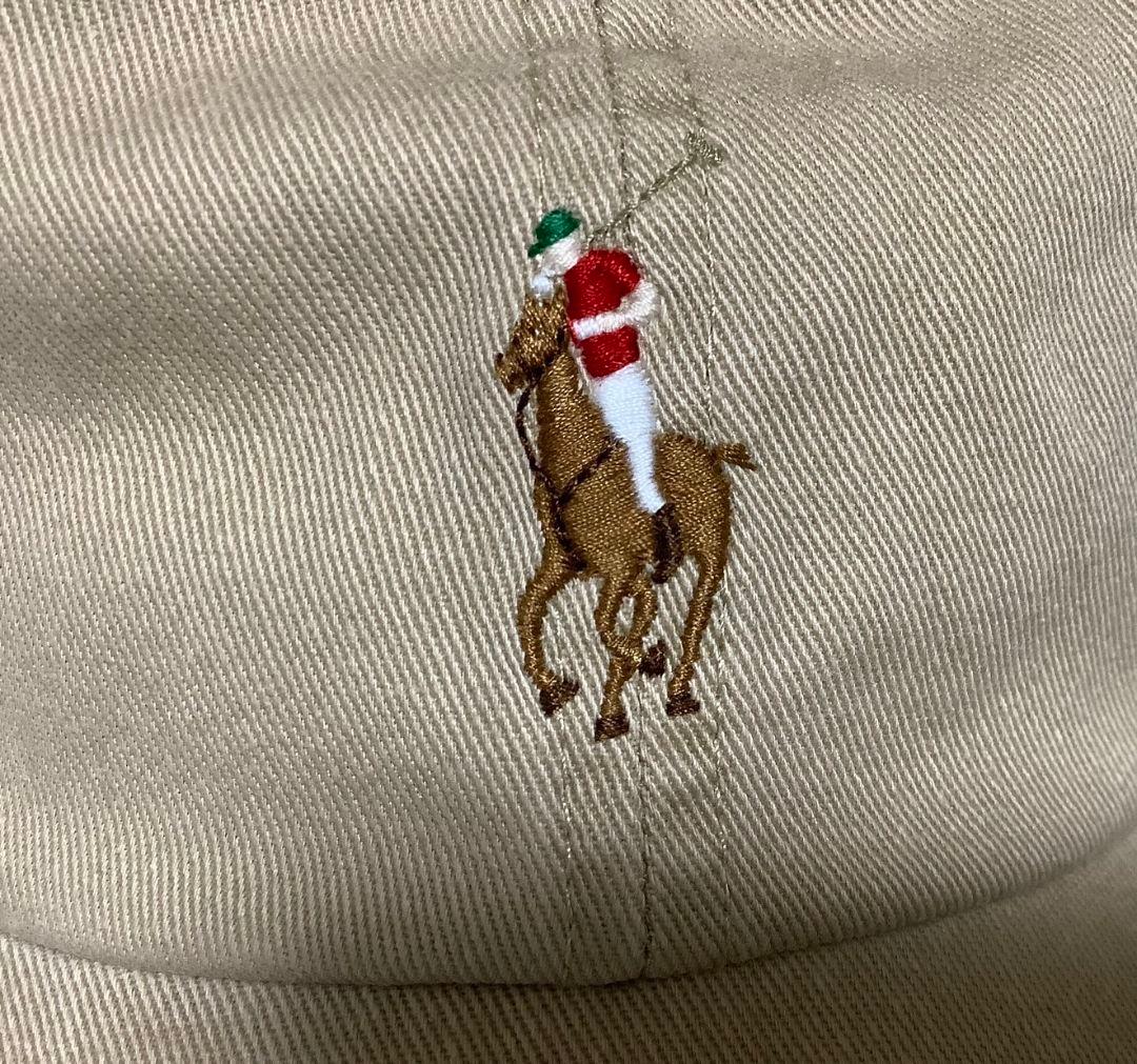 【新品未使用タグ付き】ポロラルフローレン　キャップ　帽子　ベージュ