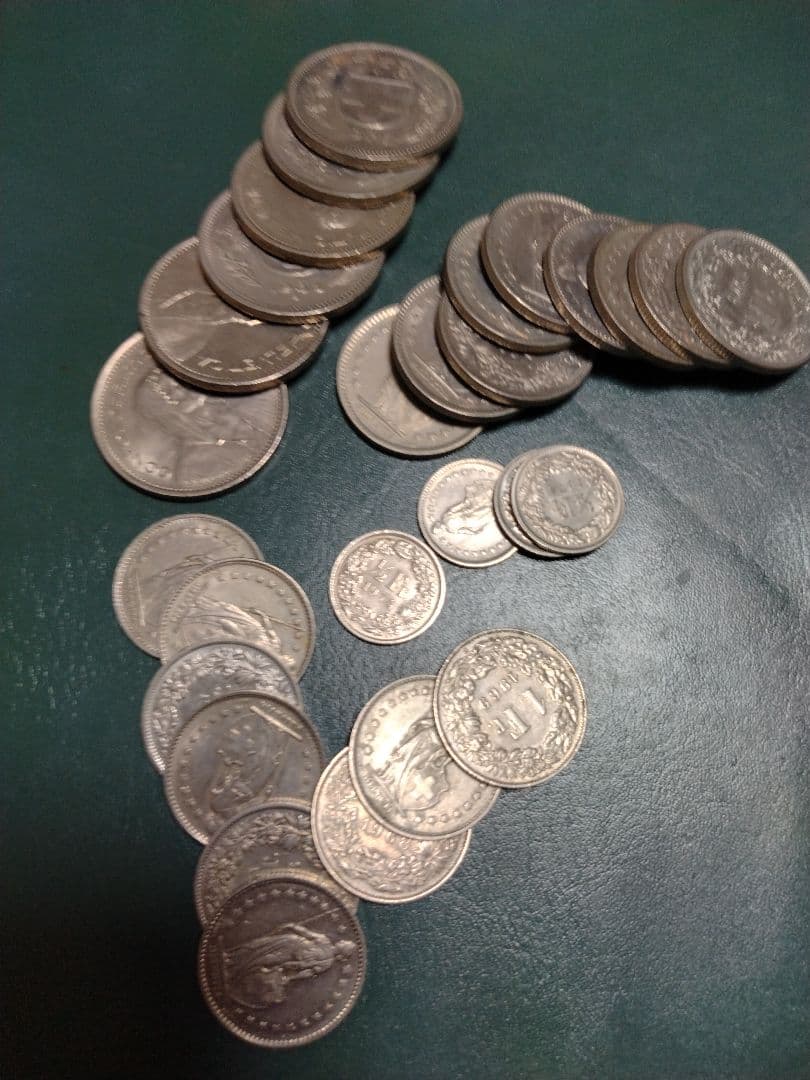 スイスの　28枚　59フラン