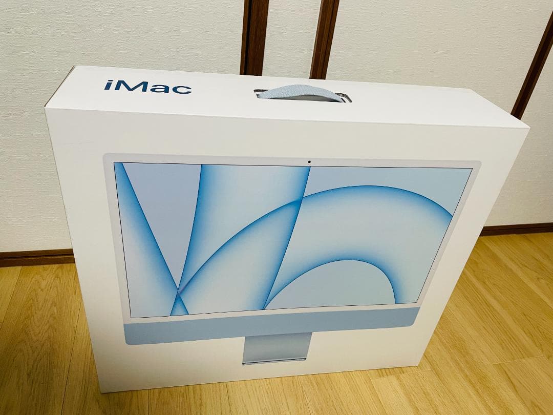【極美品】iMac 24\" M1 512G ブルー / 4.5Kの超高画質体験