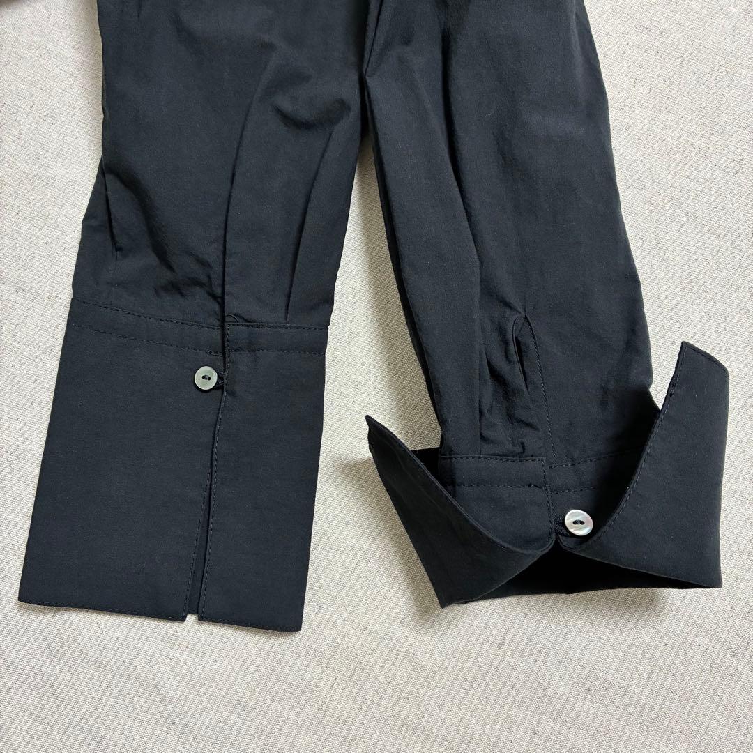 北欧暮らしの道具店 すずらん揺れる刺繍ブラウス サイズM ブラック