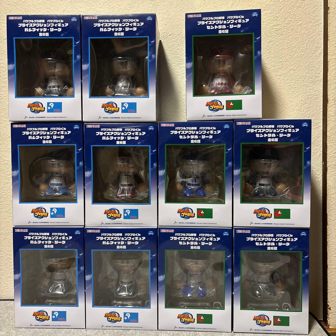 パワプロくん プライズ アクションフィギュア 11球団 〔巨人以外〕おまけ付き