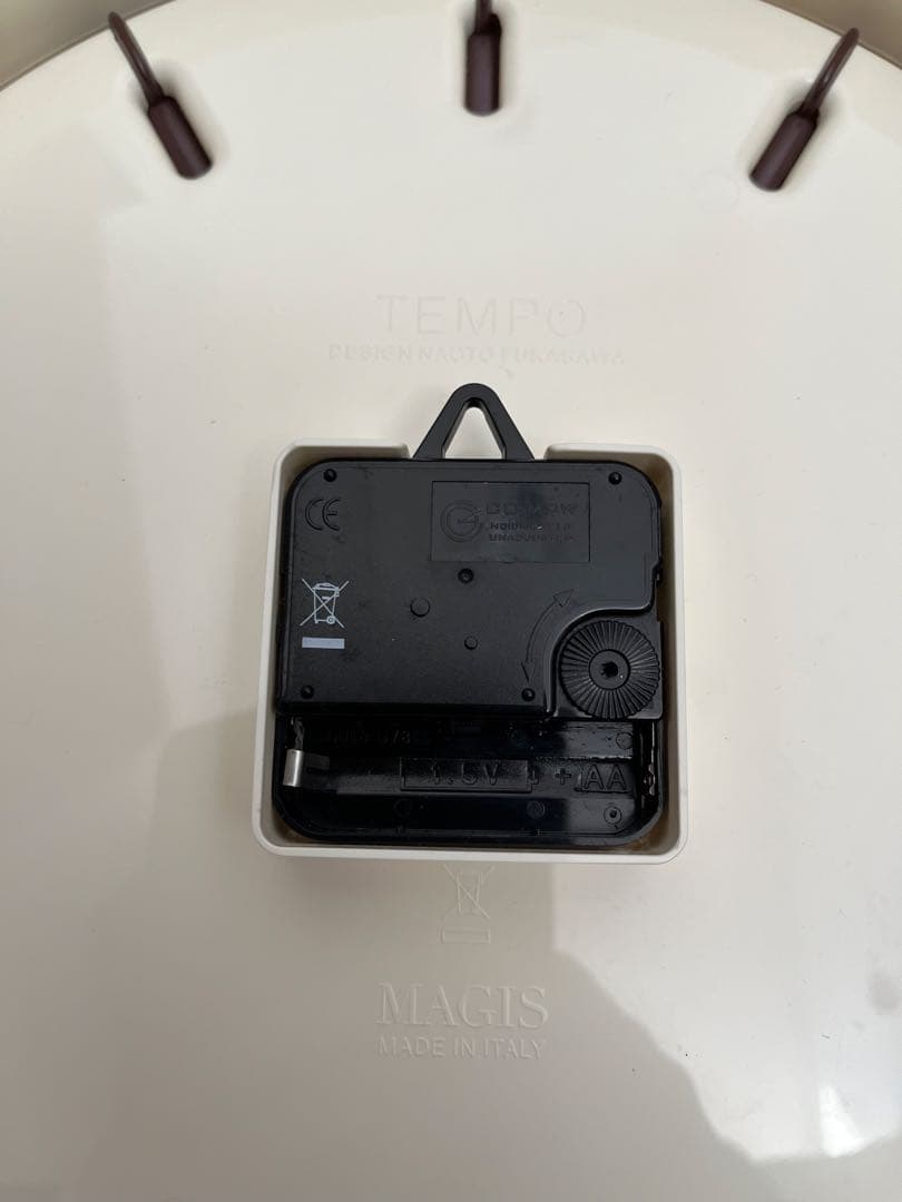 タ*ト様 MAGIS TEMPO 掛時計 マジス　テンポ　中古品 訳あり　茶色