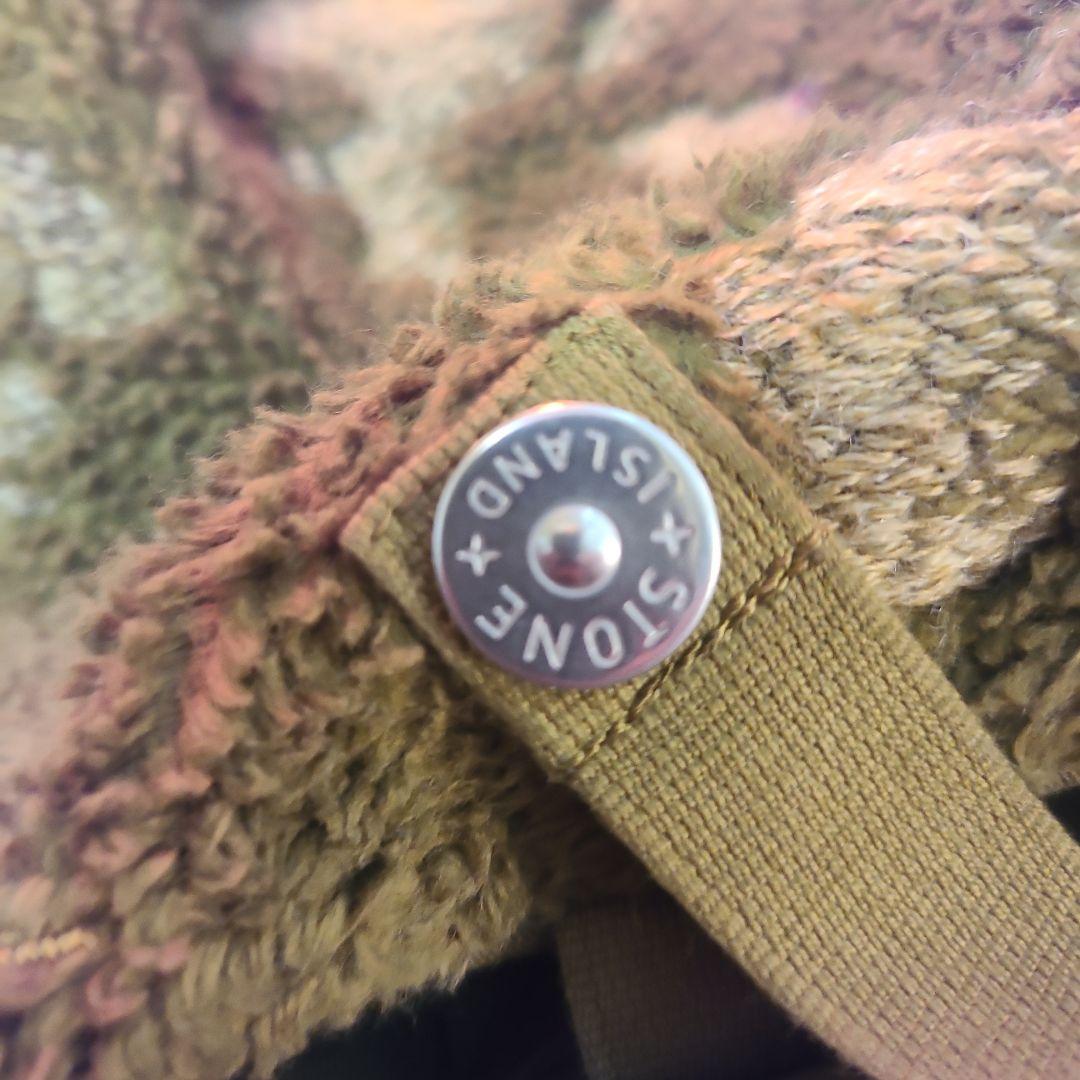 stone  Lストーンアイランド 極美メタルボタンベスト シャドウ