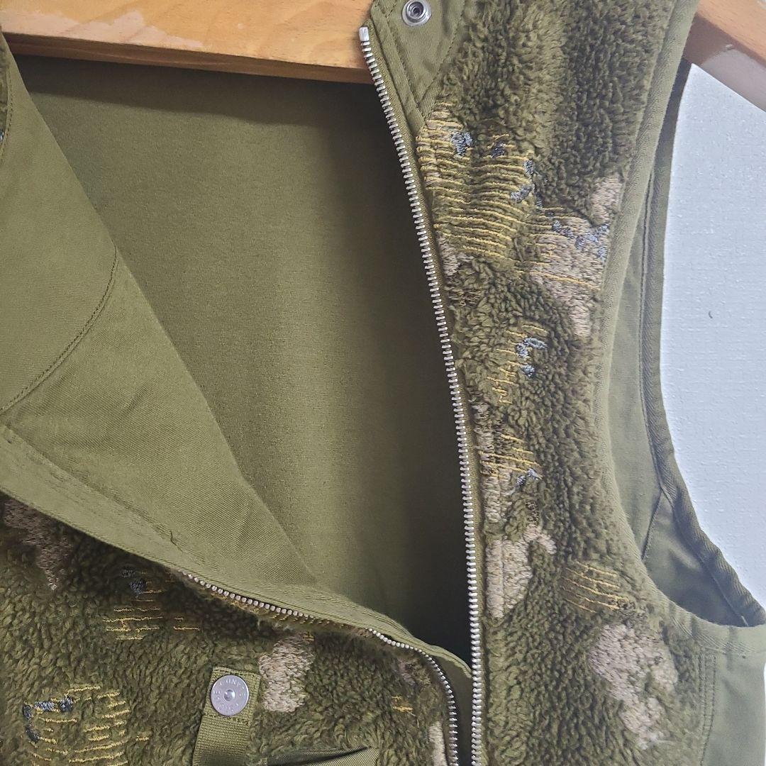 stone  Lストーンアイランド 極美メタルボタンベスト シャドウ