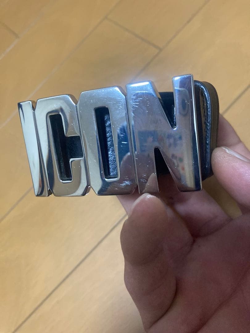 レア初期アイテム DSQUARED2 アイコンベルト ブラック