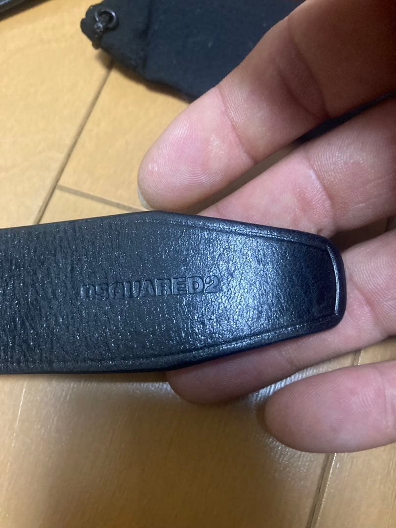 レア初期アイテム DSQUARED2 アイコンベルト ブラック