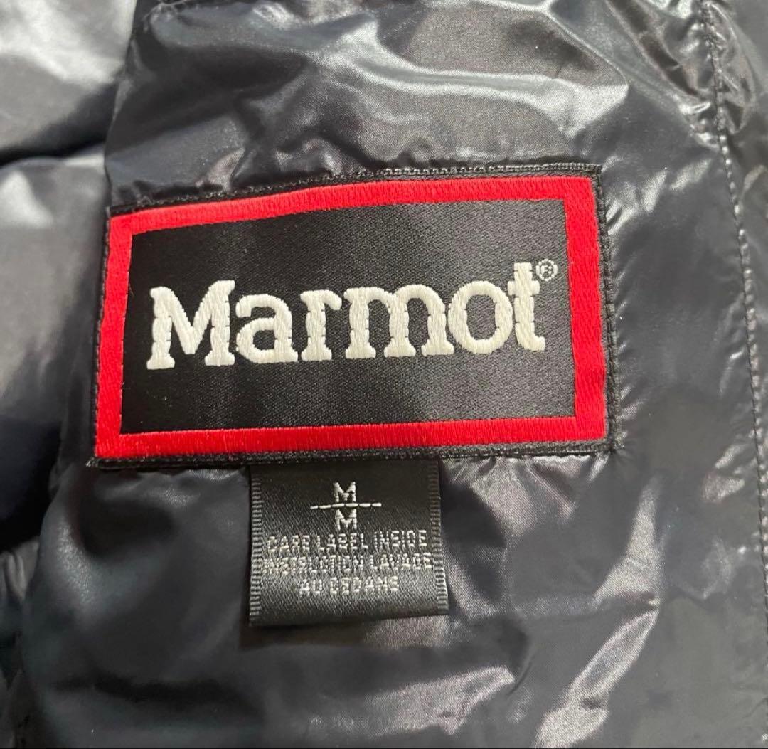 美品/marmot/マーモット/900FPキルティング/ダウンジャケット/黒/M