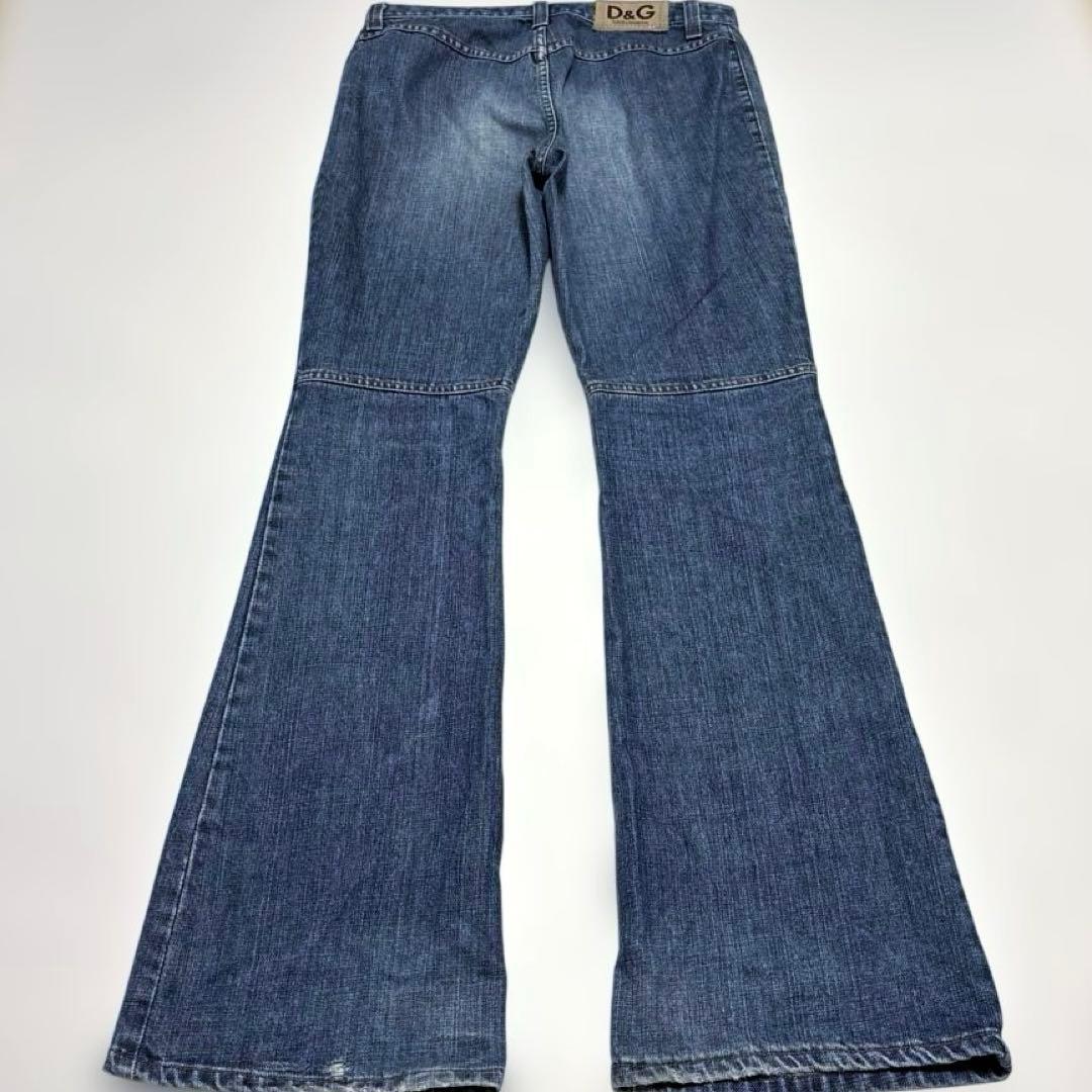 美品 DOLCE&GABBANA フレア　ベルボトム デニム Mサイズ28-42
