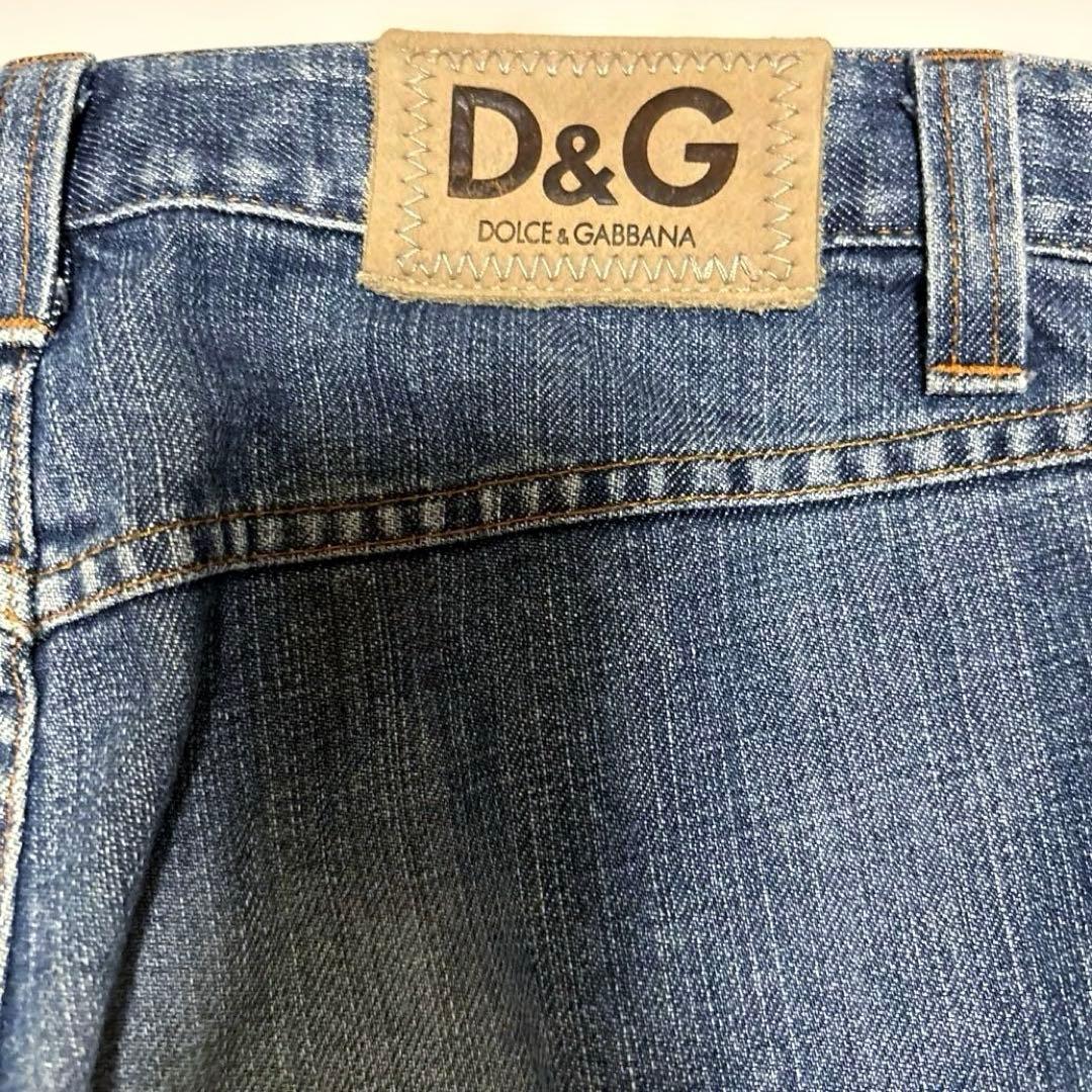 美品 DOLCE&GABBANA フレア　ベルボトム デニム Mサイズ28-42