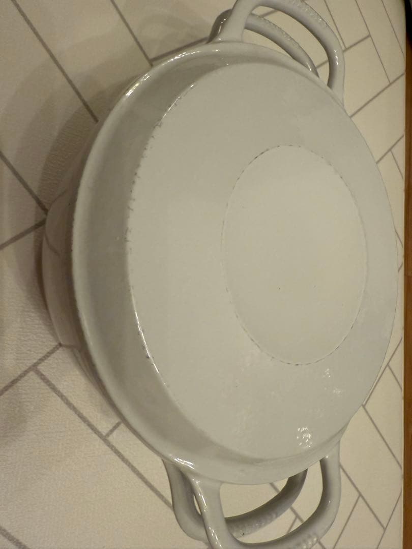 バーミキュラライスポット　ホワイト　中古