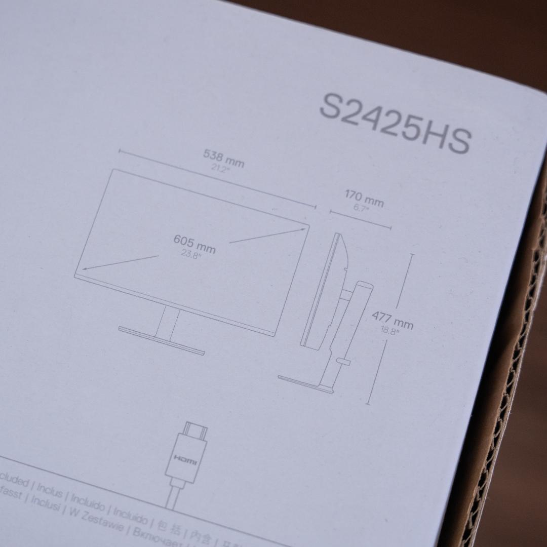 【ほぼ新品】DELL 24インチモニター S2425HS