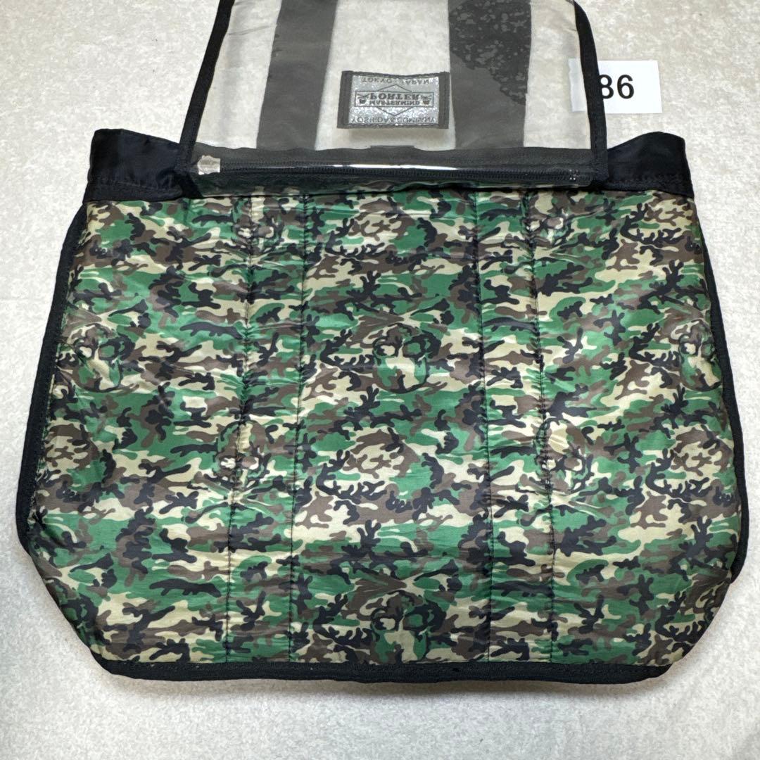 86極美品　ポーター　マスターマインド　トートバッグ　ブラック