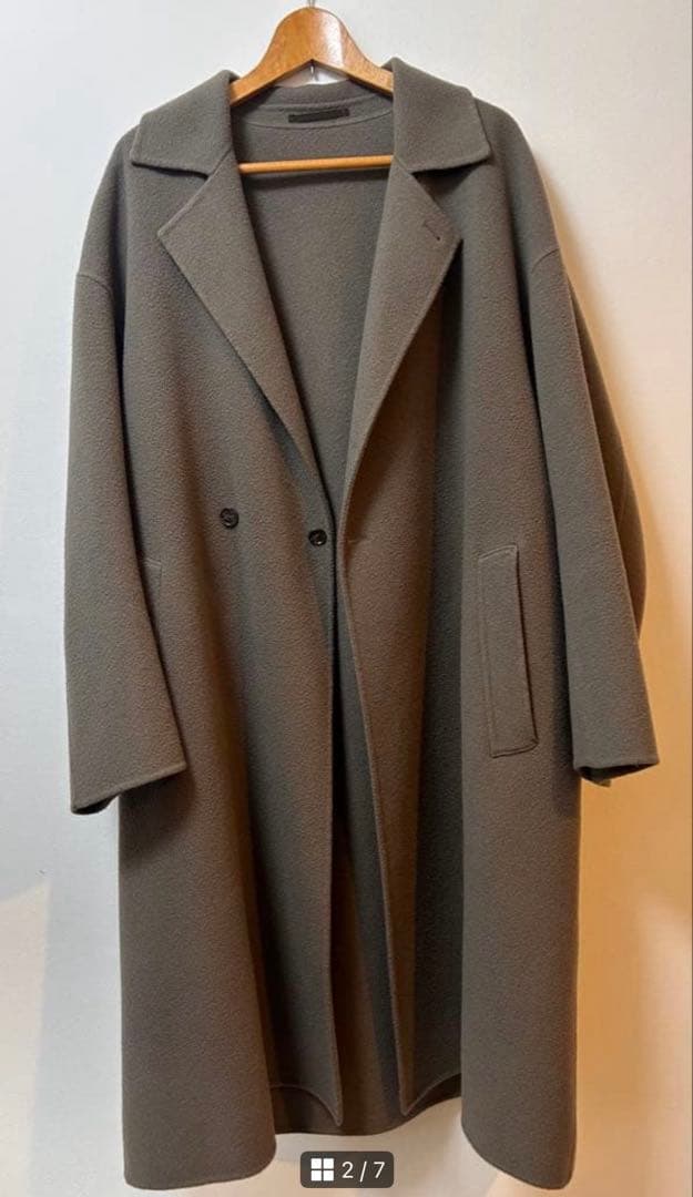 ADAM ET ROPE' カシミヤブレンドセミダブルコート