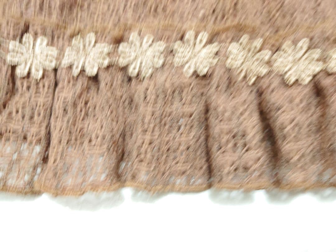 新品 タグ付き LIZLISA ブラウン フリル付きキャミソール