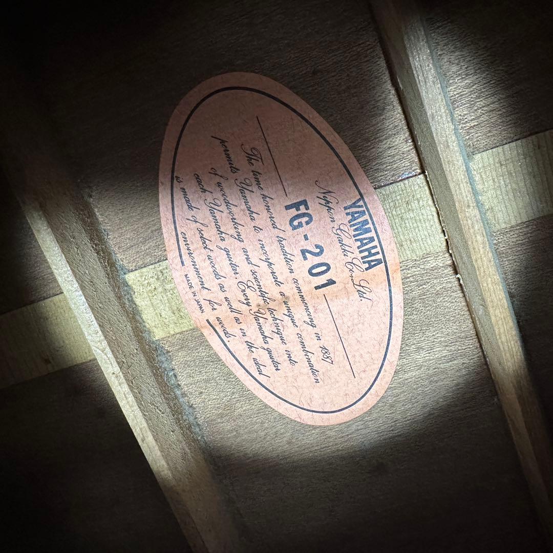 アコースティックギター FG-201 ハードケース付き YAMAHA ギター