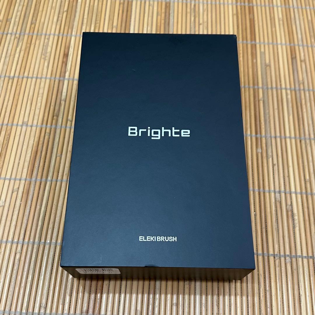 【美品】Brighte ELEKI BRUSH 美顔器 ブラック エレキブラシ