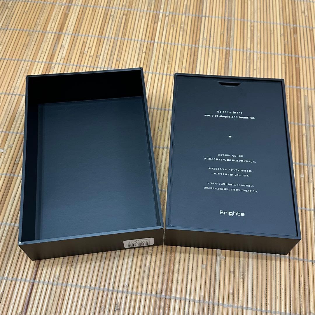 【美品】Brighte ELEKI BRUSH 美顔器 ブラック エレキブラシ