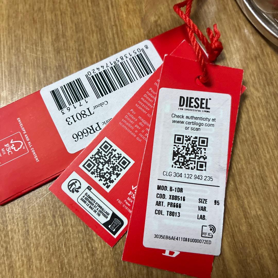 ※新品未使用※DIESEL ベルト正規品 サイズ95 1000円OFF