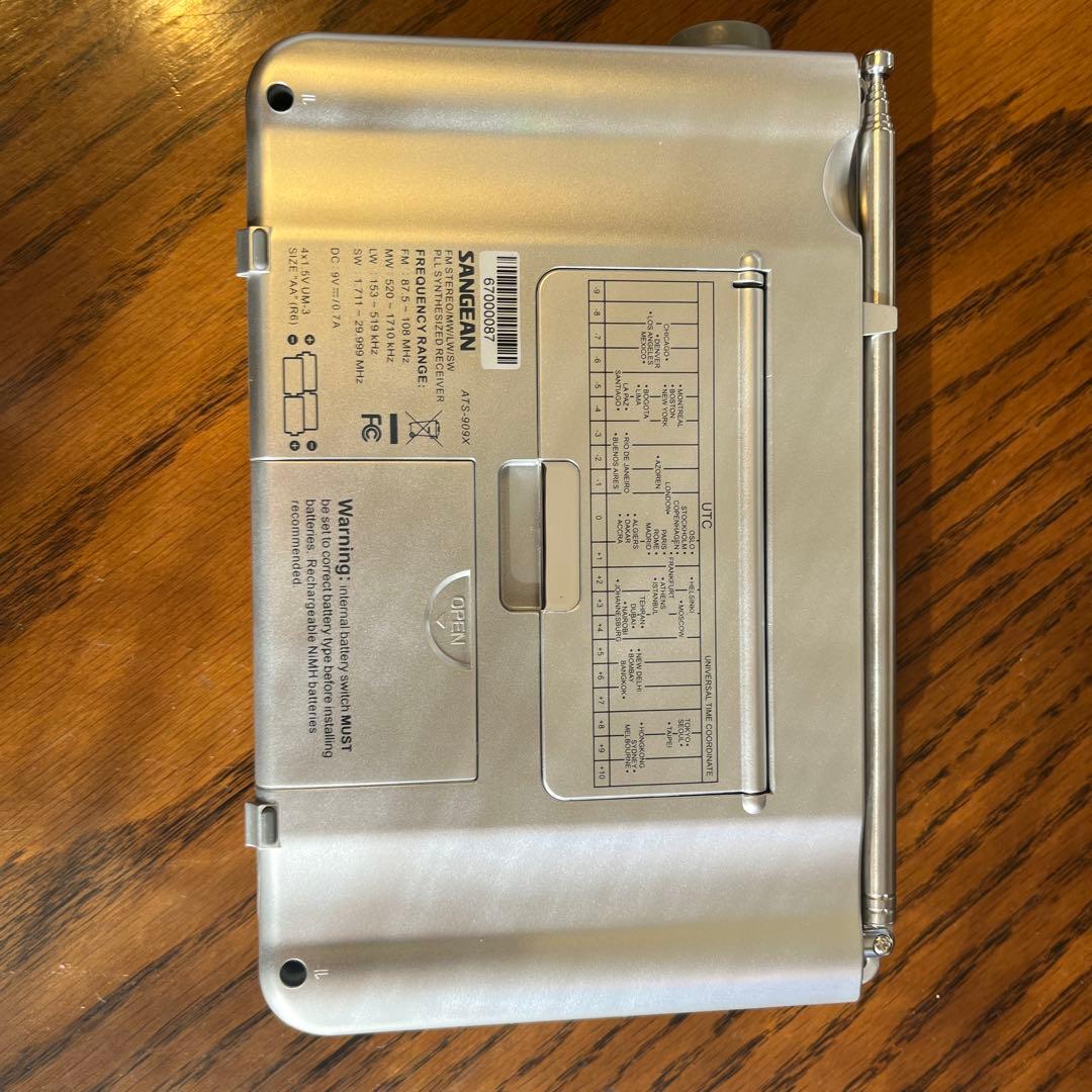 ラジオ・コンポ SANGEAN ATS-909X